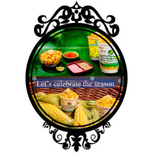 CountryCorn promotion - Order Corn in a Cup, corn cup out of the kernels of truth